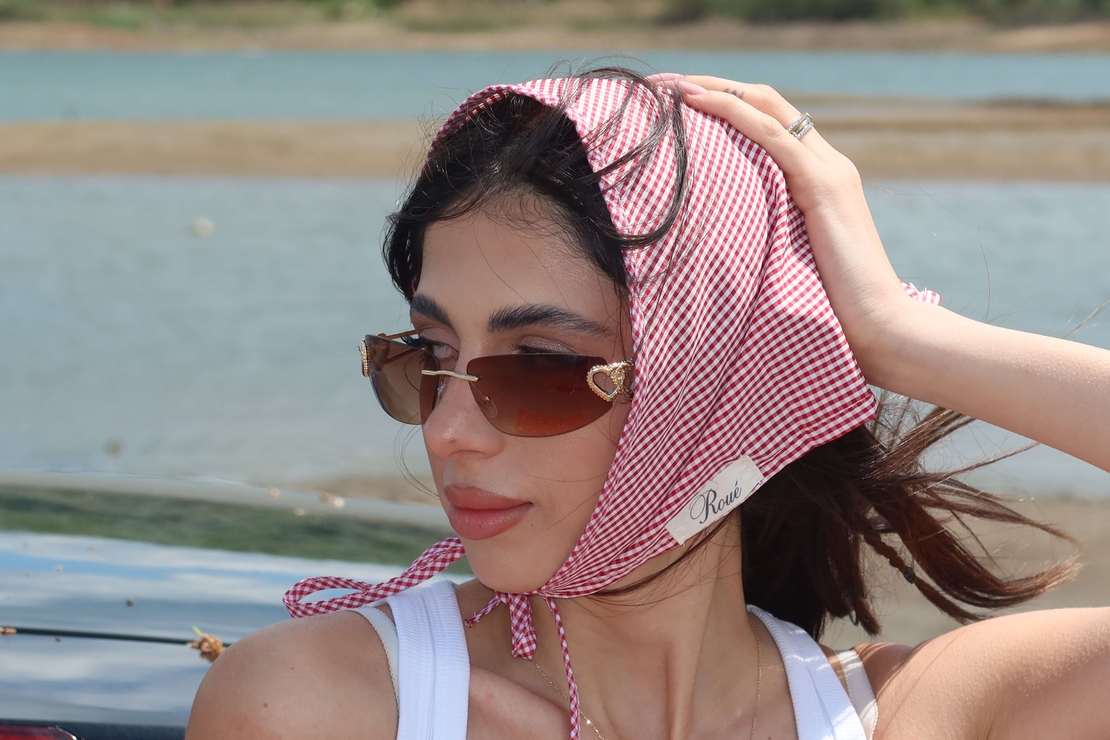 SWEETHEART BANDANA ROUÉ HEADSCARF