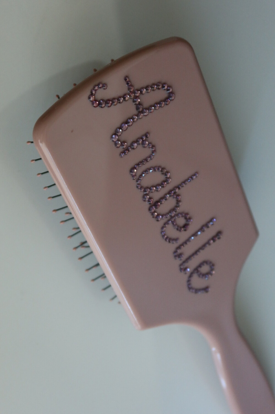 BIG CUSTOM ETOUPE HAIR BRUSH