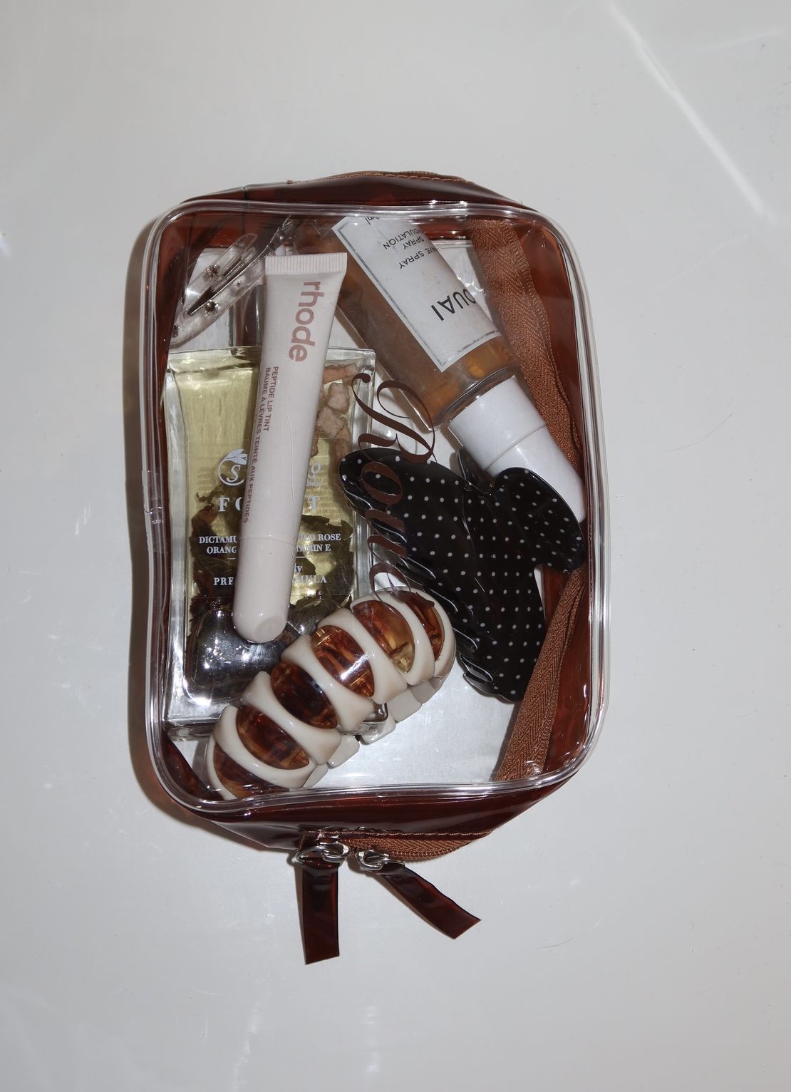 CUSTOM BEACH TOILETRY BAG IN SOLEIL