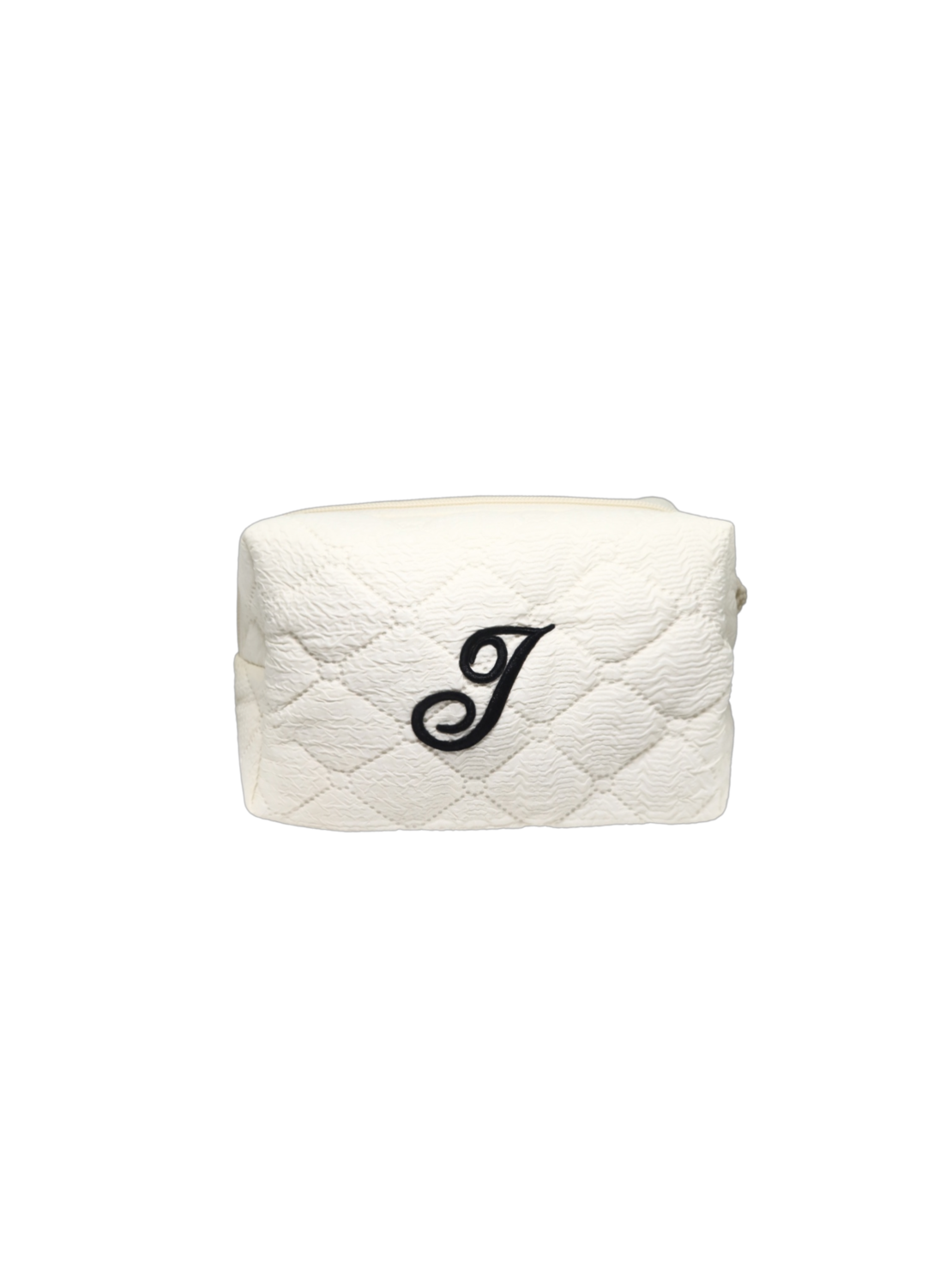 CUSTOM SMALL MONOGRAM ÉCRU TOILETRY BAG