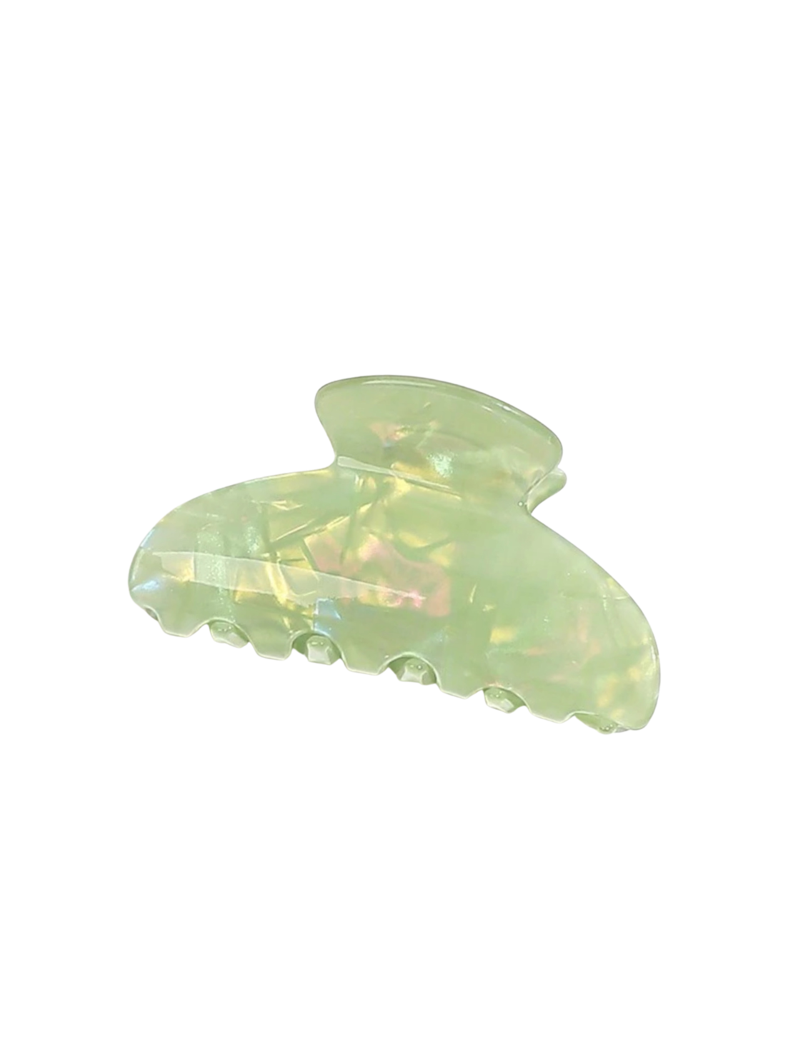 CUSTOM BIG GLAZED MINT MACAROON CLIP