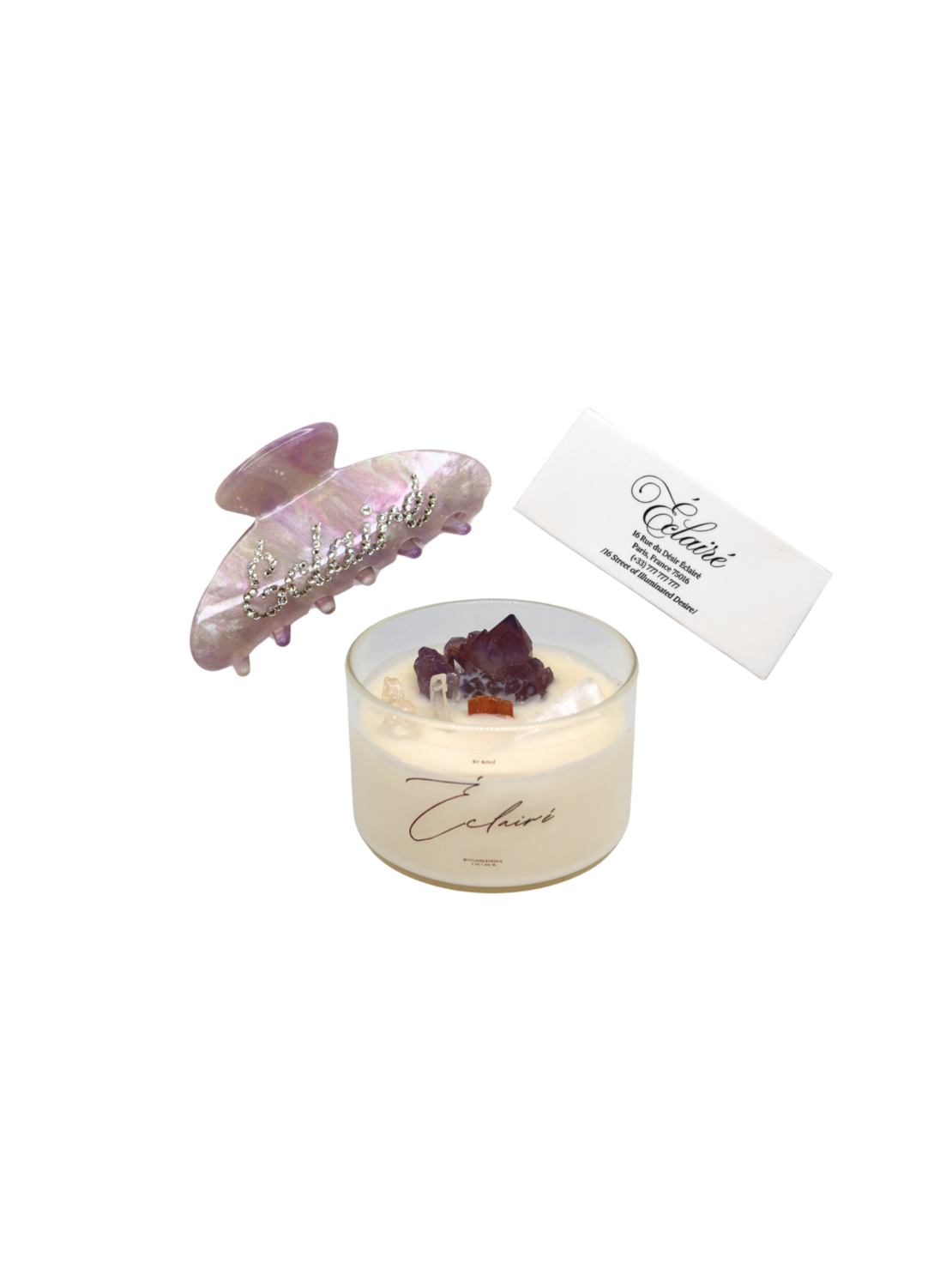 The ÉCLAT DE PASSION CRYSTAL candle bundle