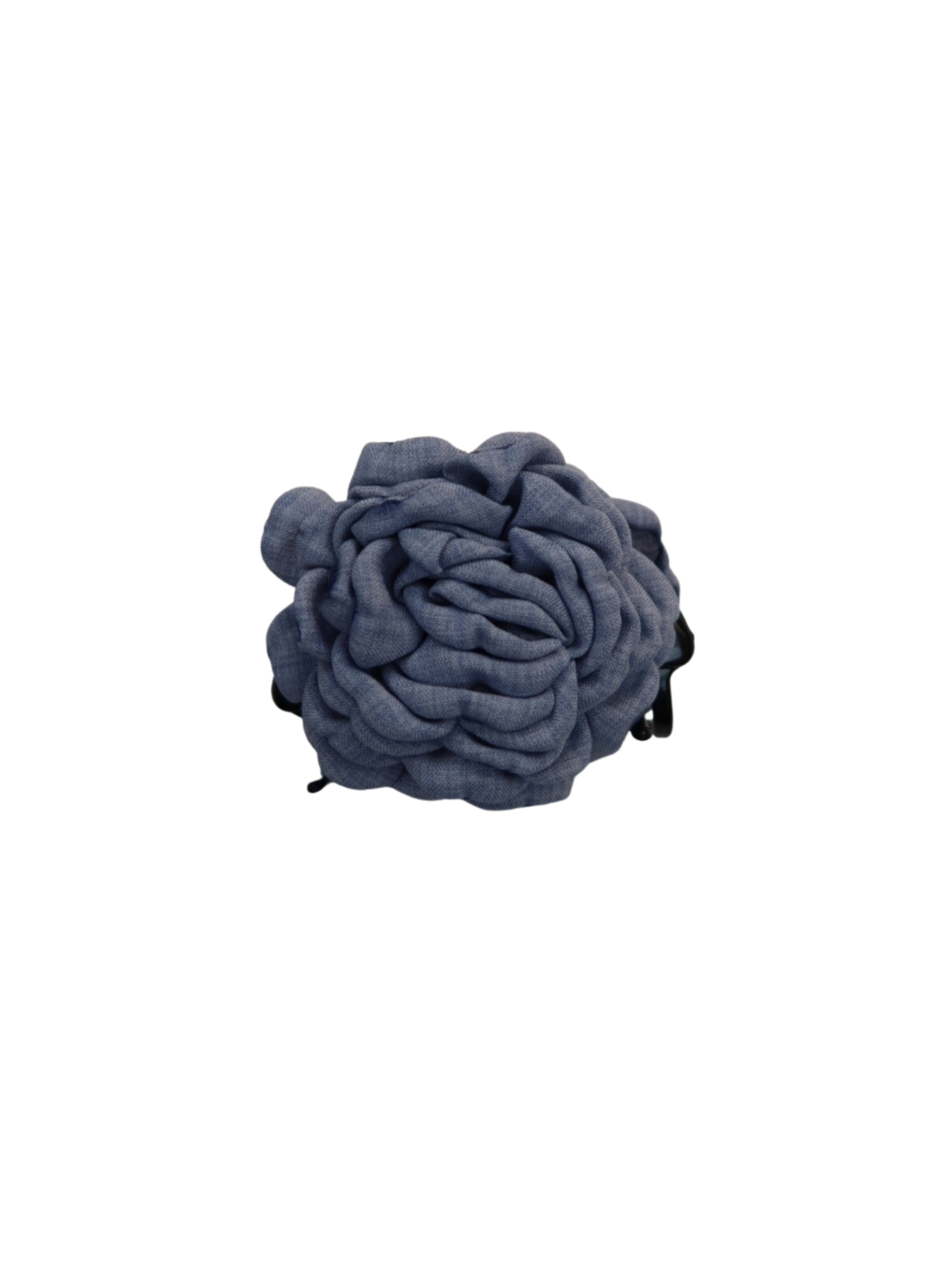 SMALL Rosette Clip in DENIM