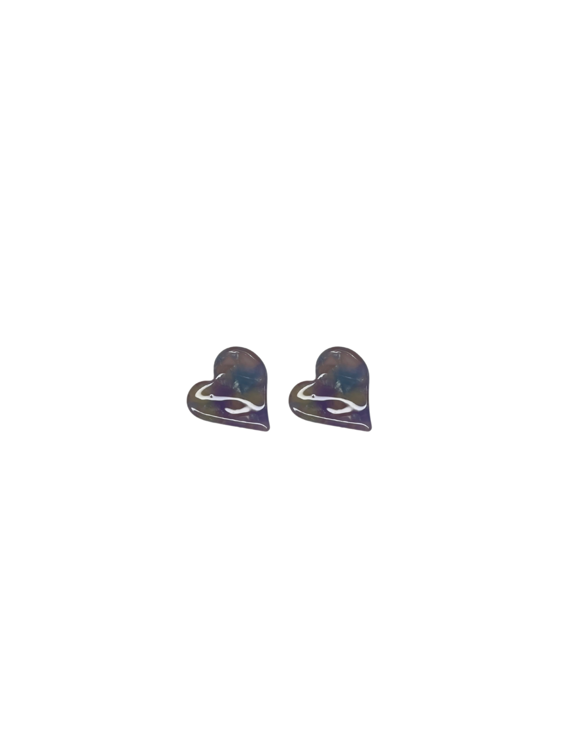 CUSTOM HEART MINI CLIP SET IN DUST