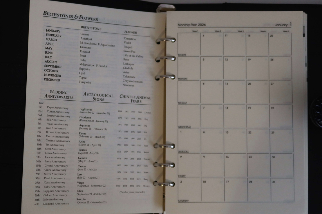 CUSTOM LEATHER PLANNER IN ST. CLAIR