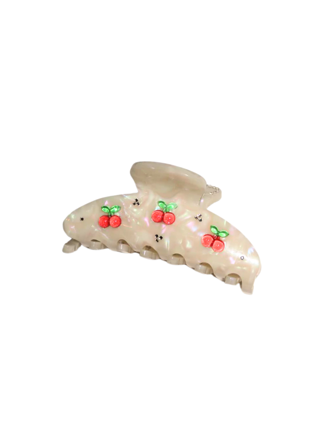 CUSTOM BIG GLAZED CHERRY CRÉME CLIP