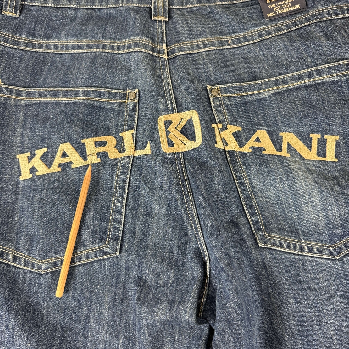 Мъжки хип хоп дънки 90s Karl Kani Hip Hop Jorts