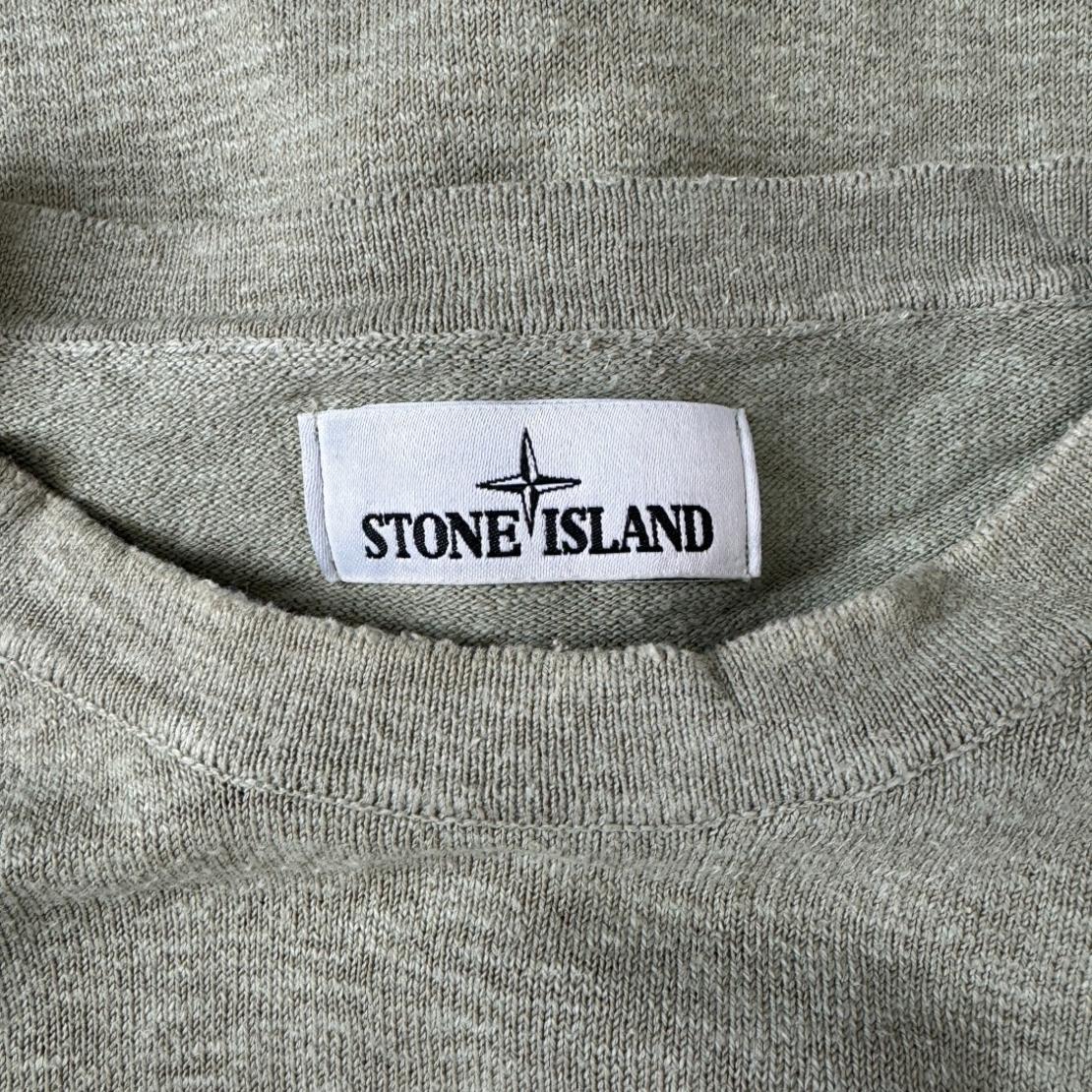 Stone Island Crew Neck Badge Logo Sweater (2XL)