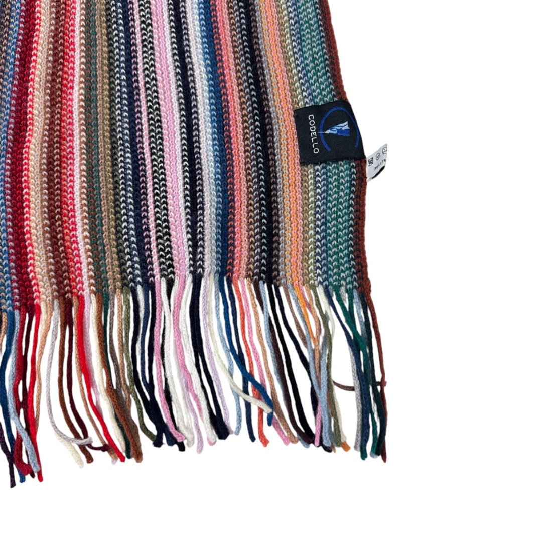Codello Striped шал с ресни