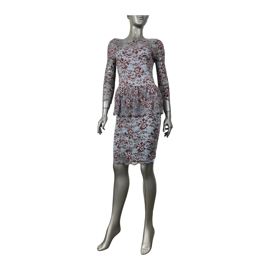 Дантелена рокля Ganni Flynn Lace Dress – (36)