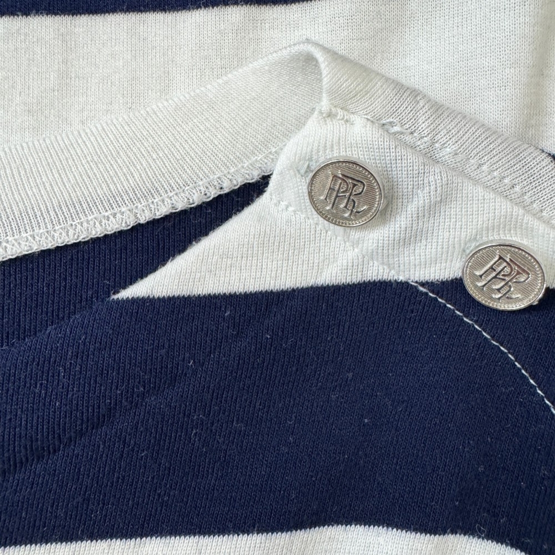 Оригинална блуза Polo Ralph Lauren – Striped Button-Shoulder Top, размер M