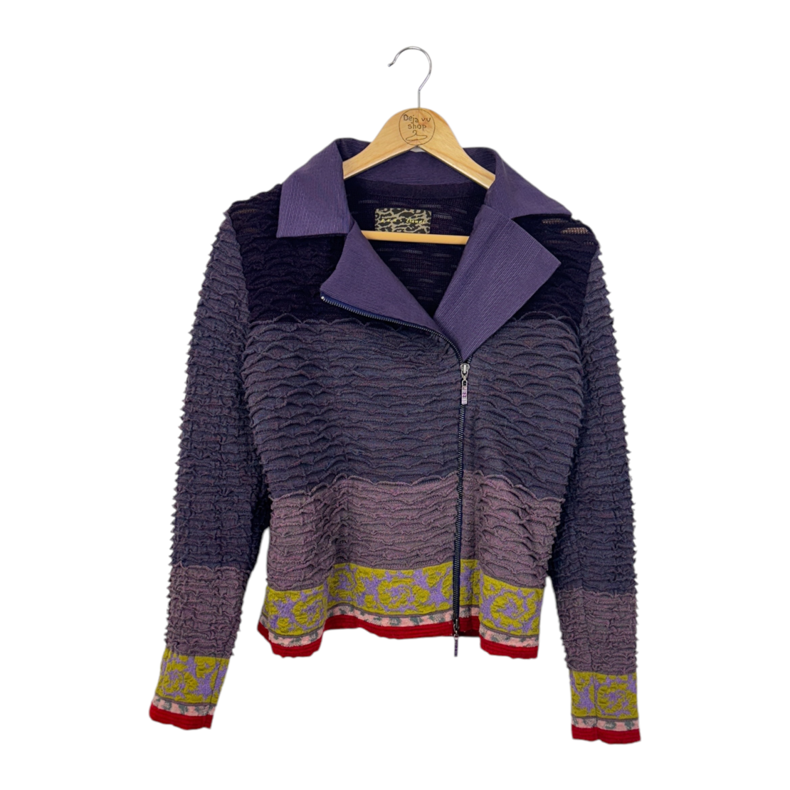 Eva & Claudi Multicolour wool cardigan (M)