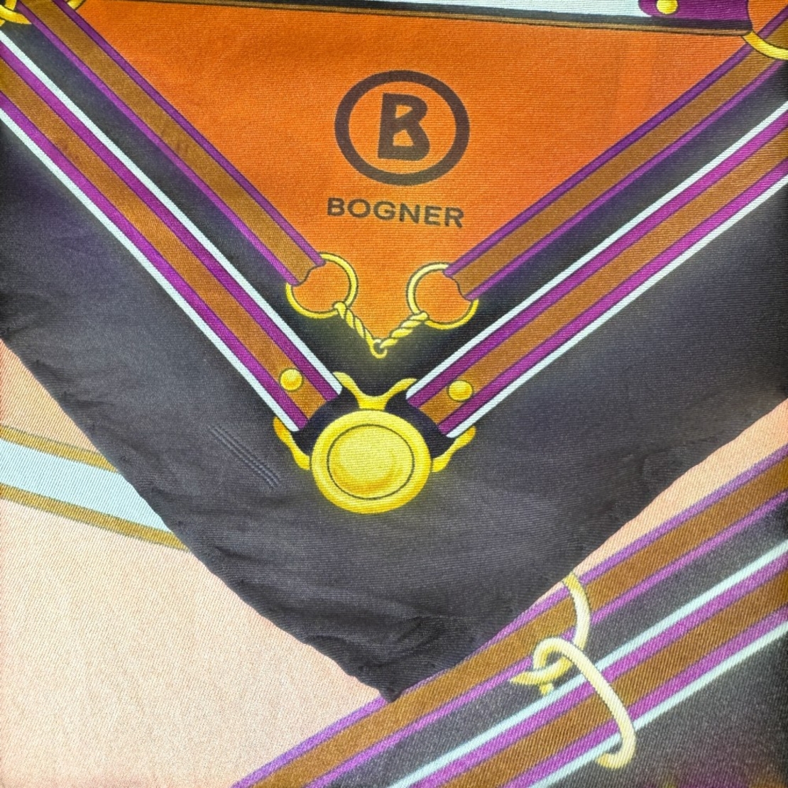 Bogner копринен принт шал