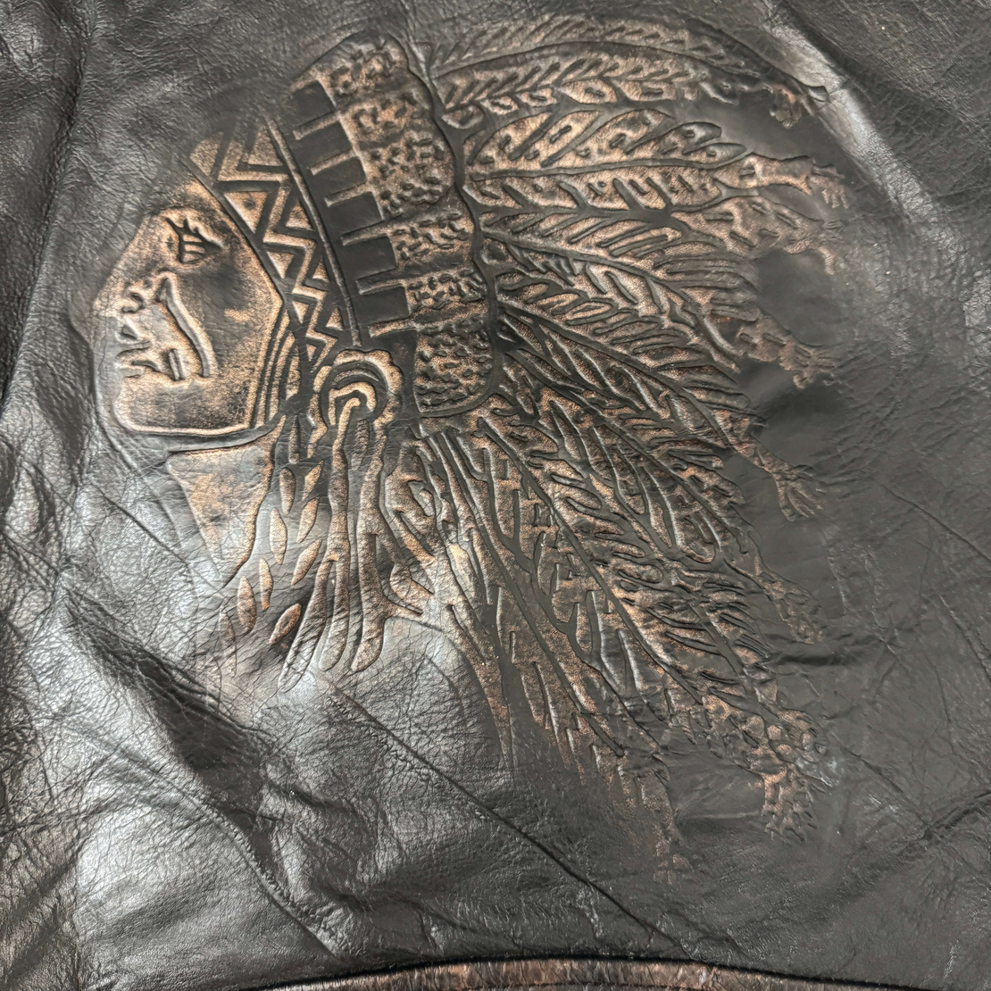 Akaso Leather Biker Vest (M)