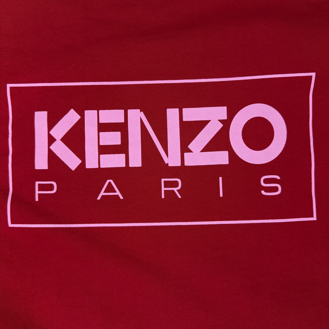 Kenzo Red logo sweater dress (M)