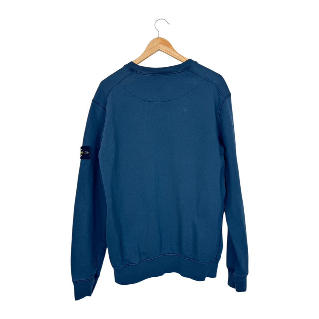 Stone Island Crew Neck Badge Logo Sweatshirt (XL)