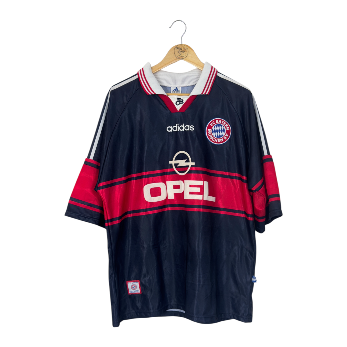 Vintage Adidas Bayern Munich 1997/98/99 футболна тениска (L)