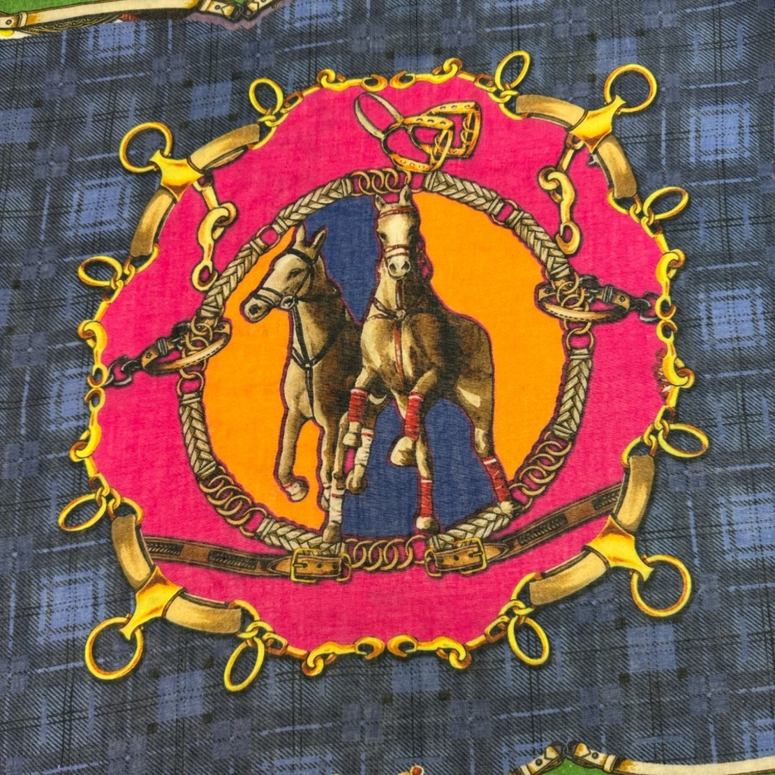 No brand вълнен прит шал 137x140