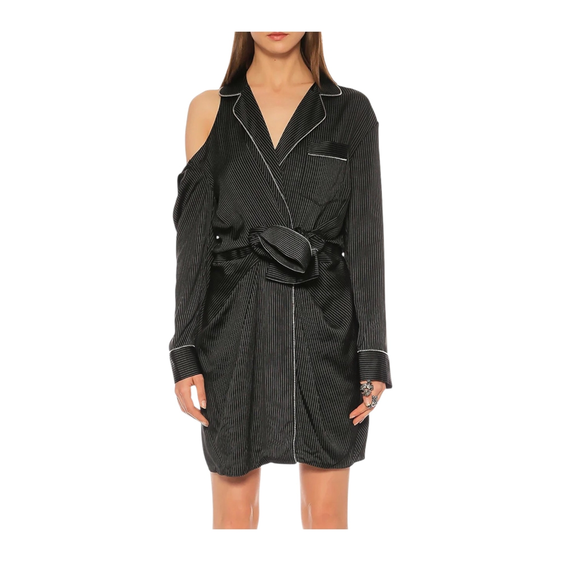 Alexander Wang Pajama Wrap Dress (0)