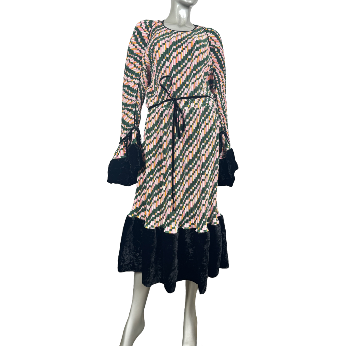 Tory Burch Pleated Ruffle Dress (US12)