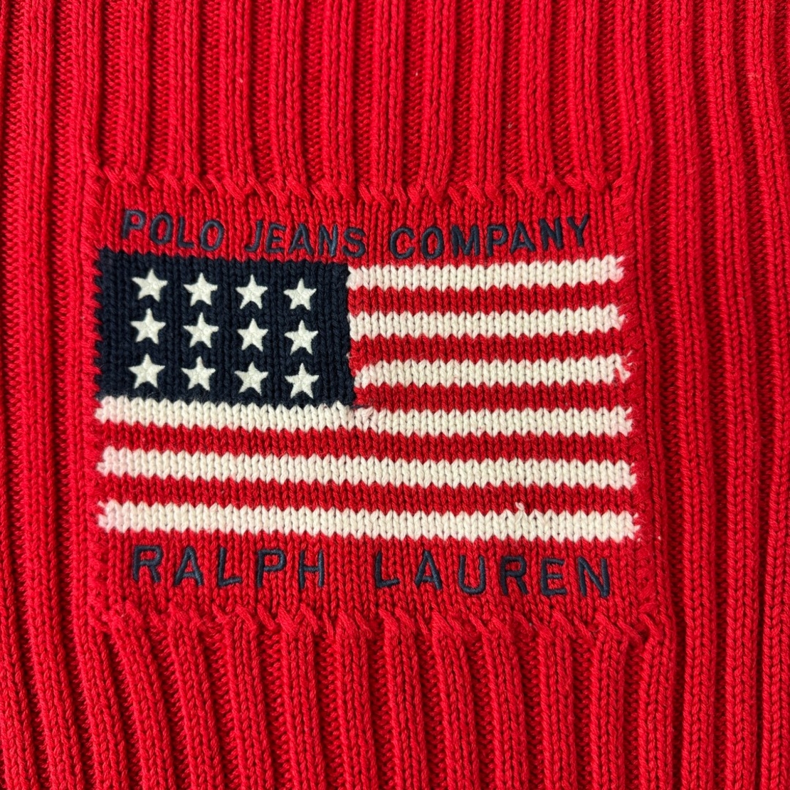 Polo Jeans Co. Ralph Lauren American Flag Sweater (XXS)