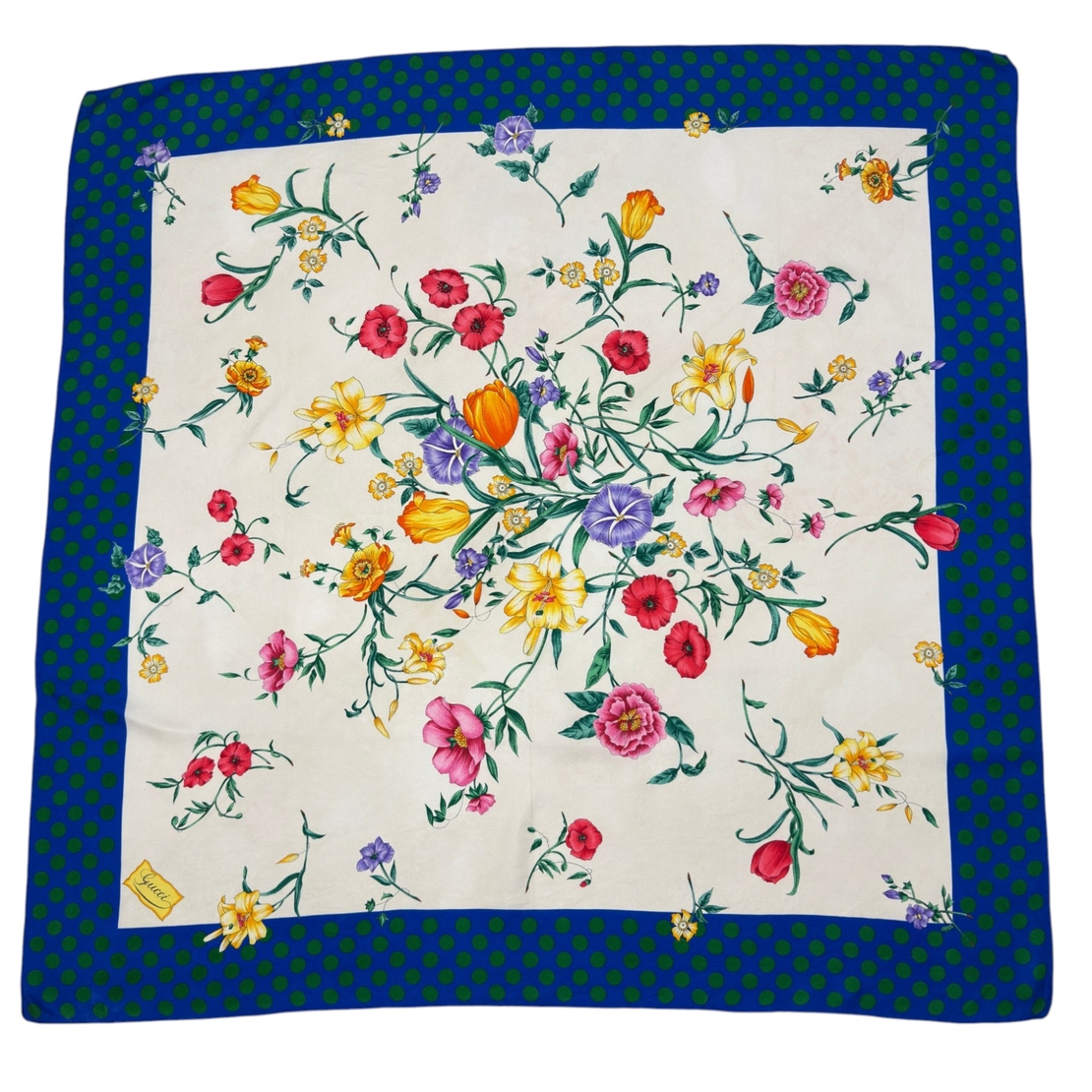 Gucci Floral Silk Scarf