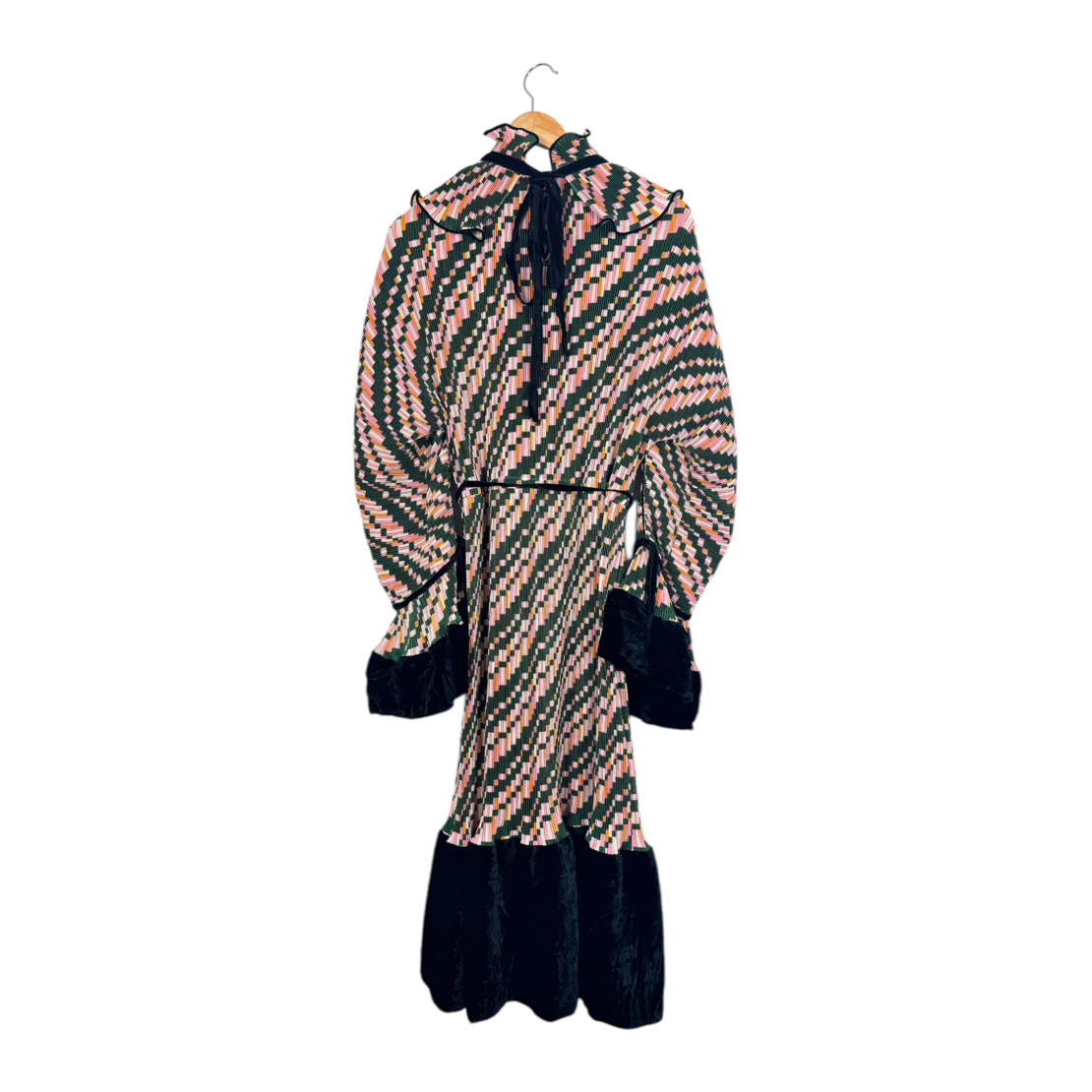 Tory Burch Pleated Ruffle Dress (US12)