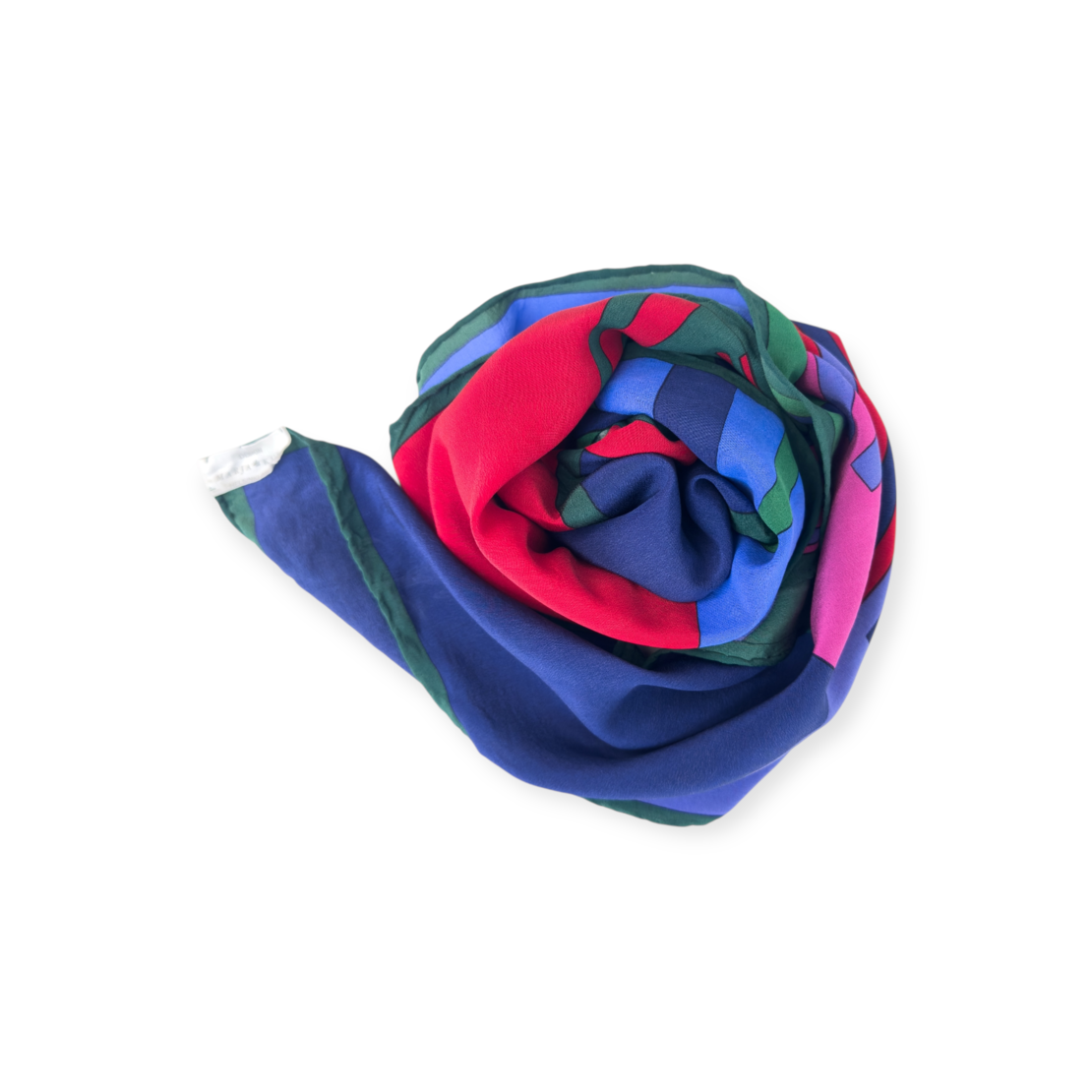 Maria Kurki Geometric Silk Scarf 77x84