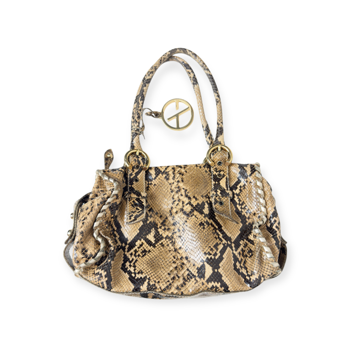 Francesco Biasia Snake Leather Bag