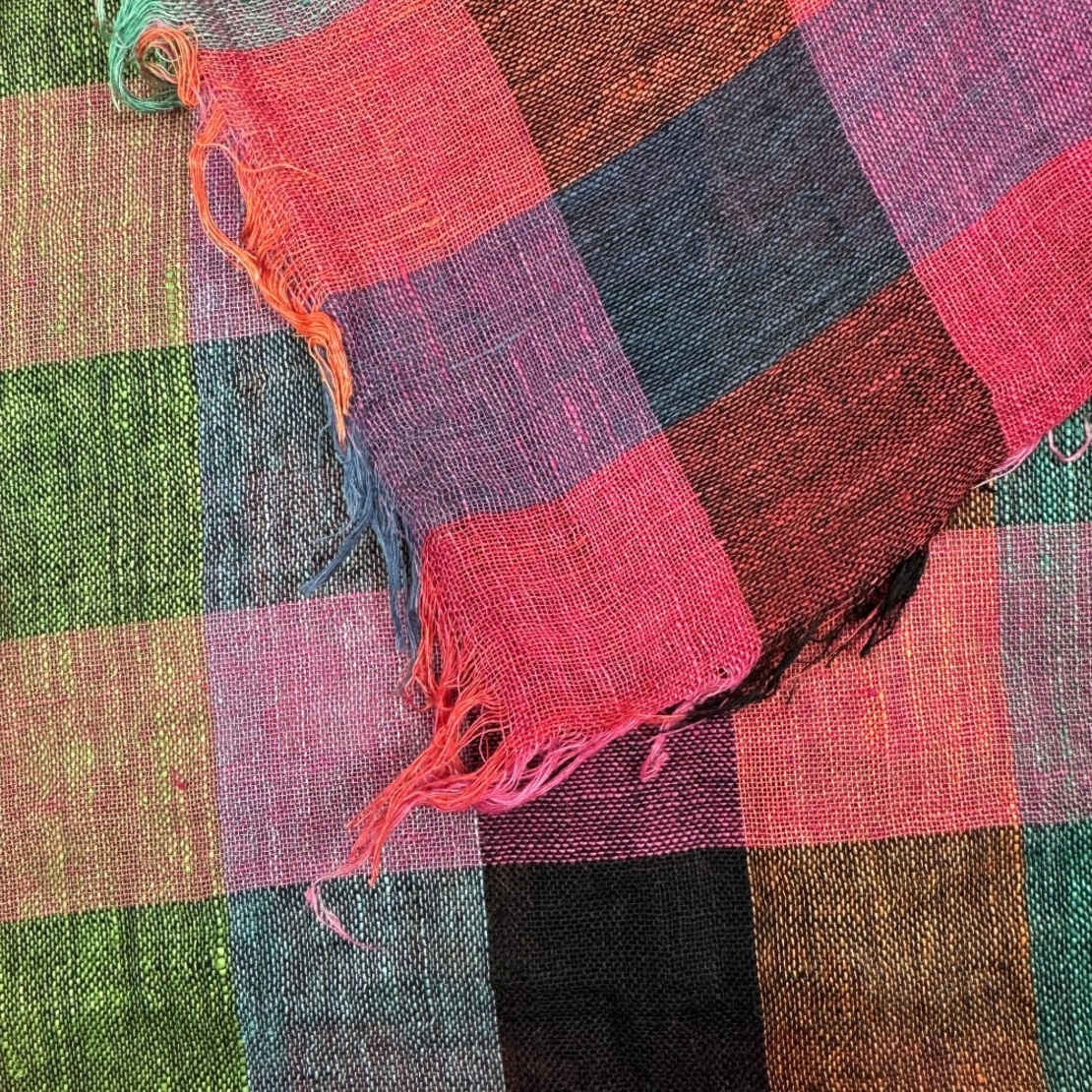 Erfurt Linen Plaid Scarf