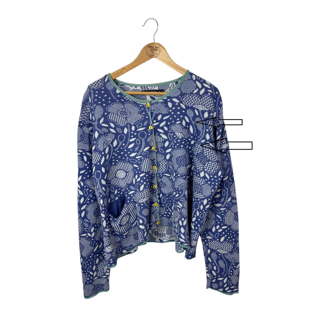 Gudrun Sjöden Floral Knit Cardigan (2XL)