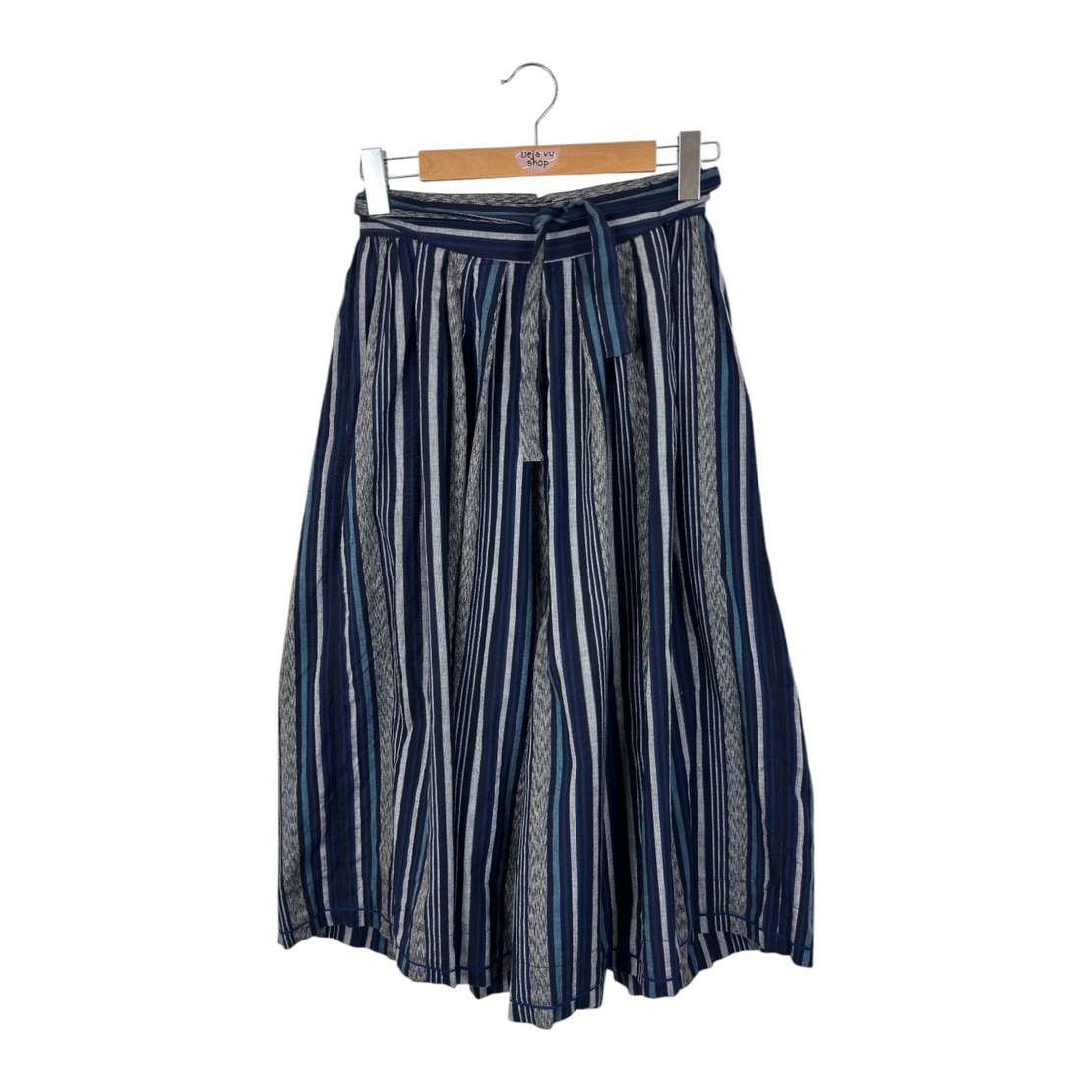 Vintage Kenzo Paris Culottes панталон с висока талия и райета (FR40)