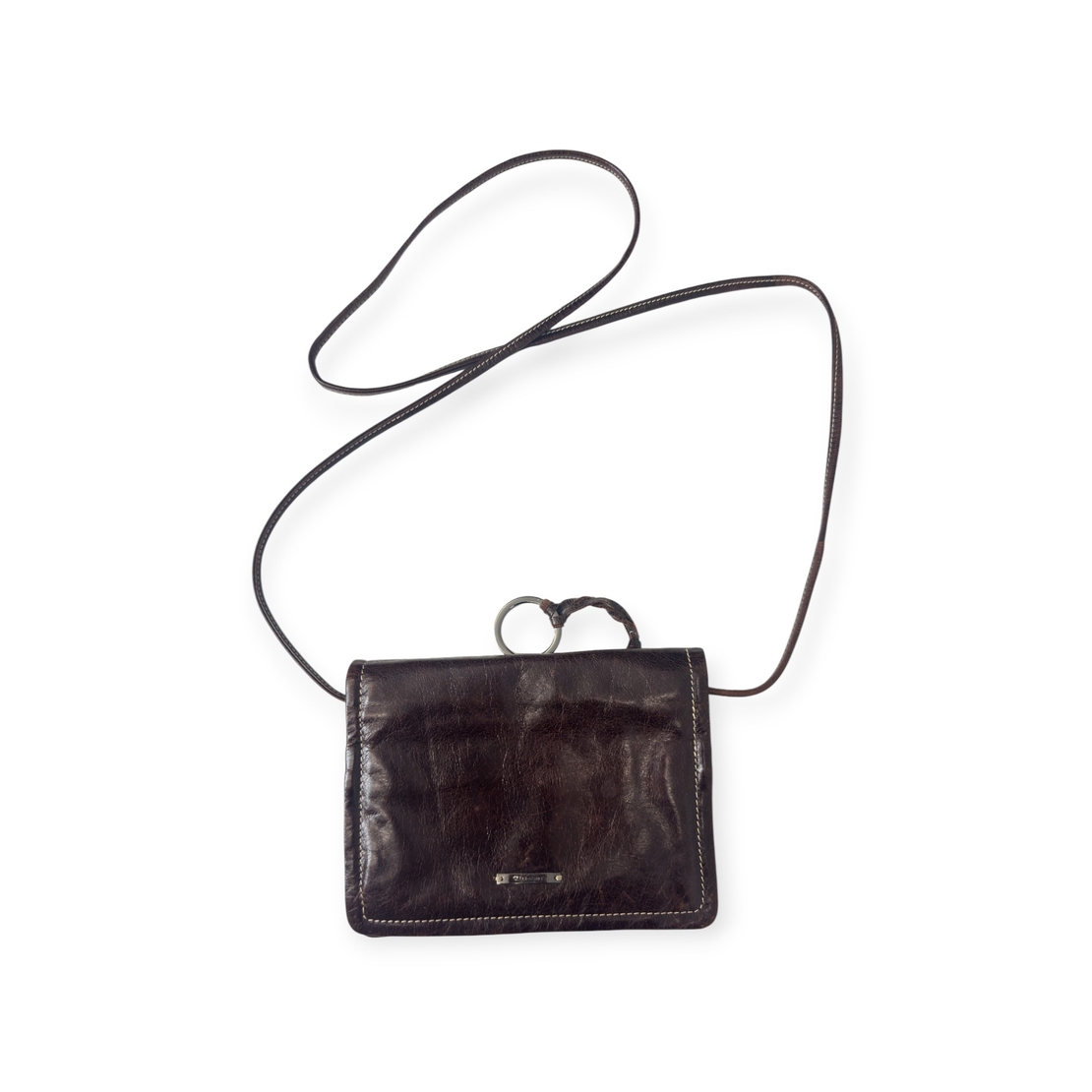 Claudio Ferrici Mini Crossbody Leather Bag