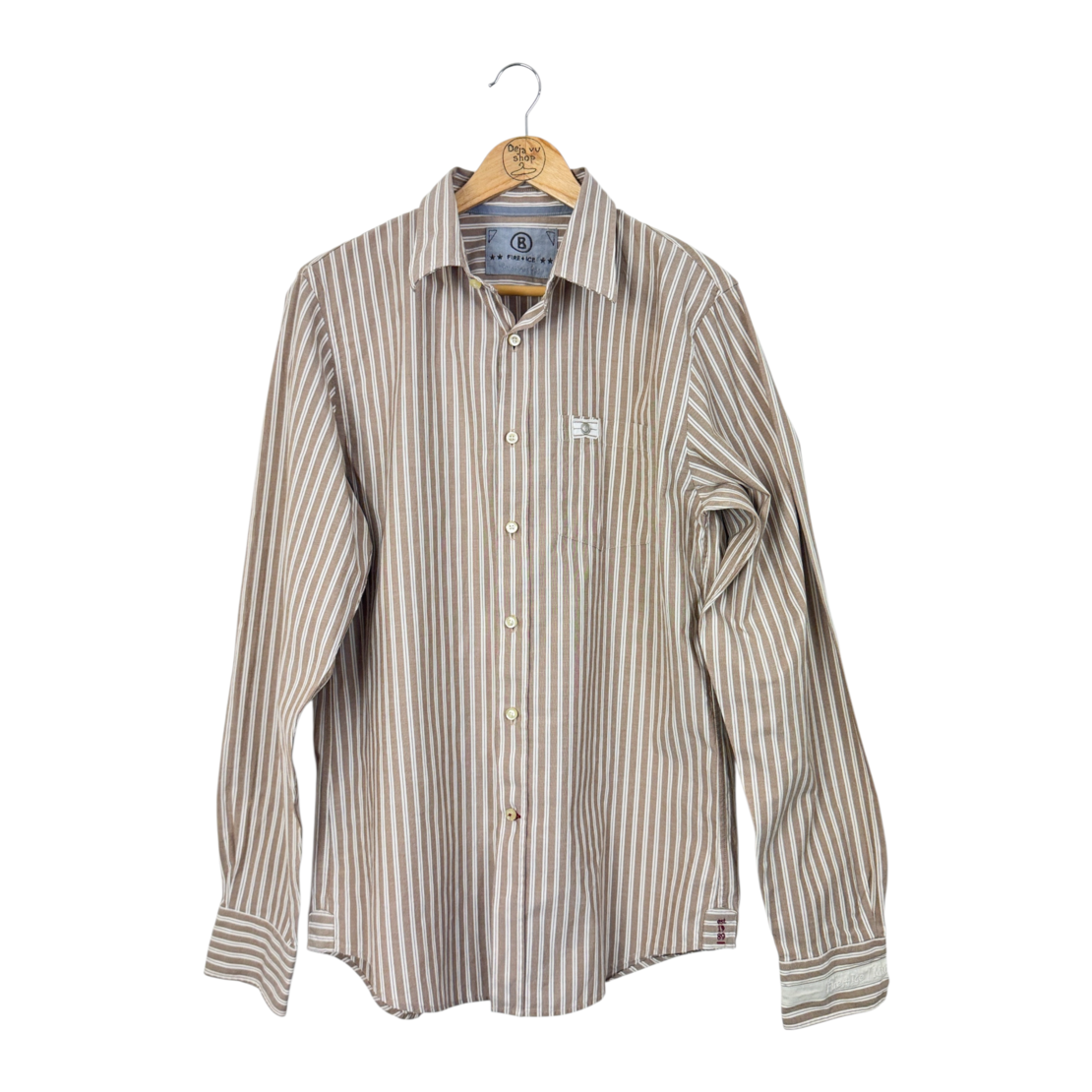 Bogner Striped  Button Down Shirt (54)