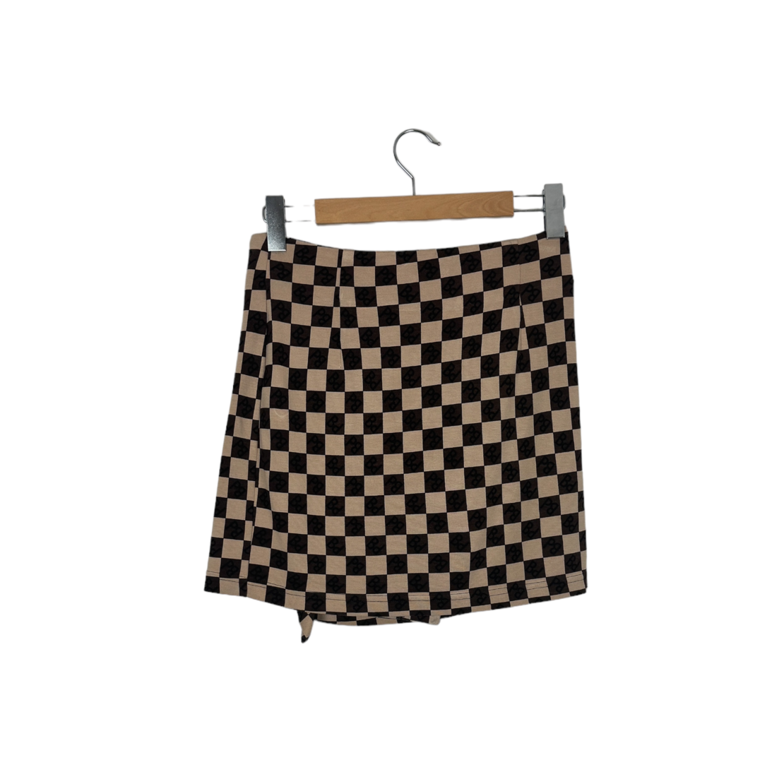 Baum und Pferdgarten Jelena checked mini wrap skirt (S)
