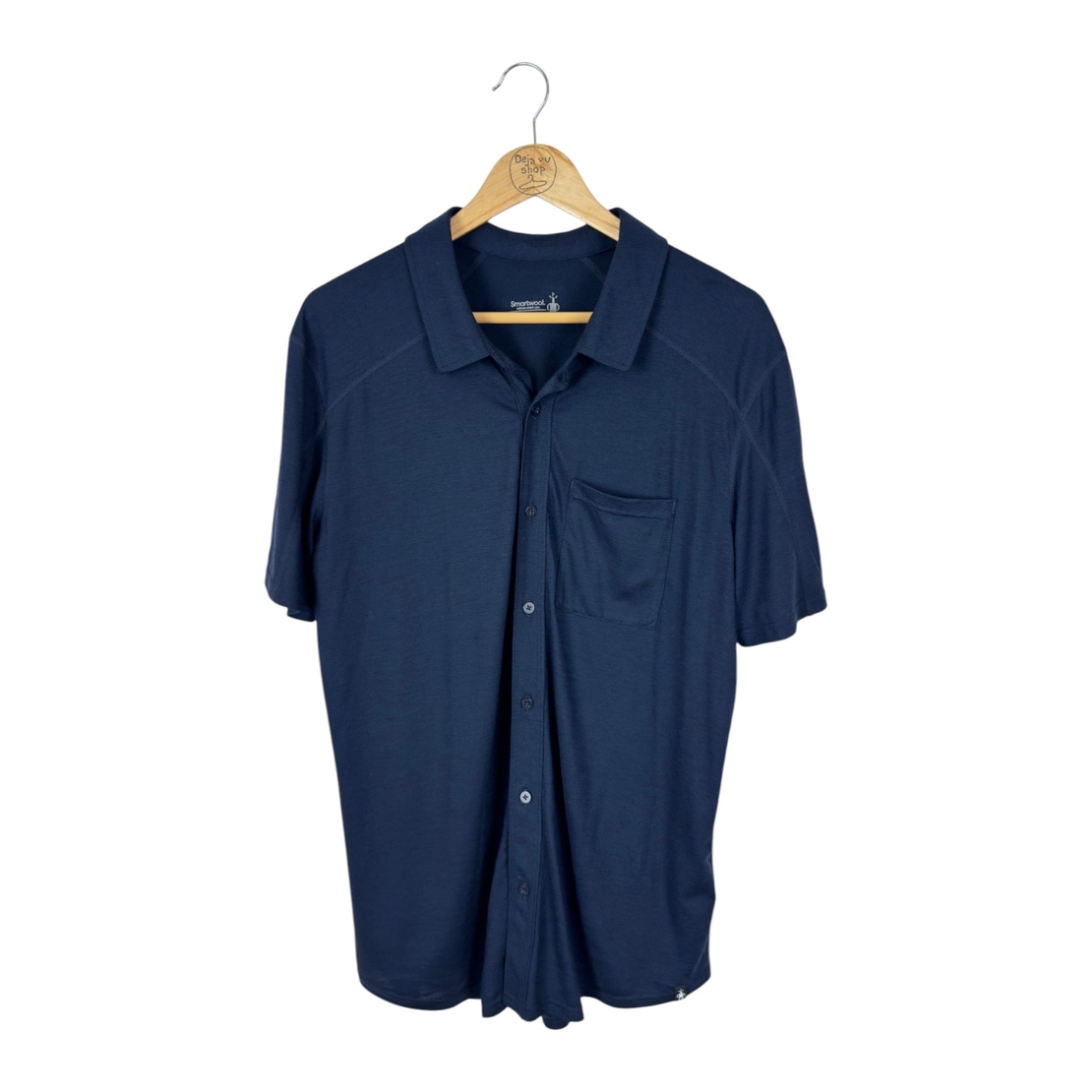 Smartwool Button Down мъжка мерино тениска (L)