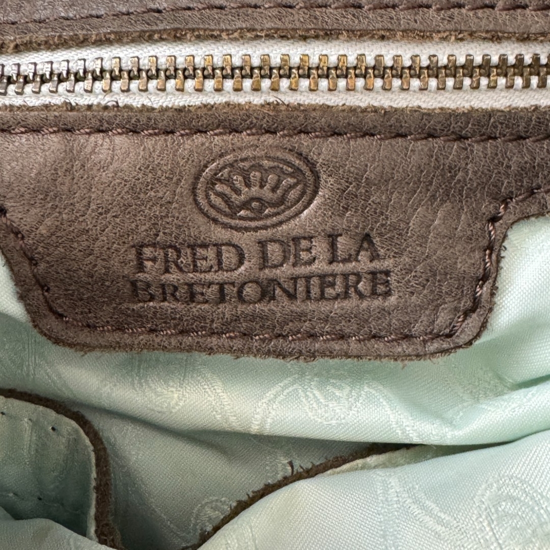 Fred De La Bretoniere Leather Shoulder Bag