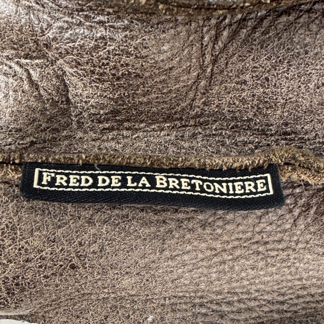 Fred De La Bretoniere Leather Shoulder Bag