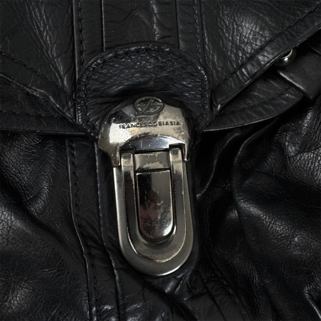Vintage Francesco Biasia Leather Handbag