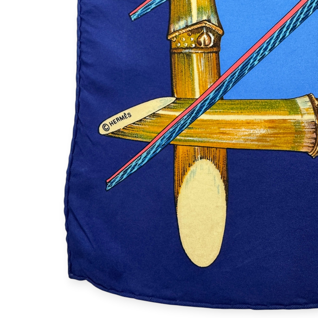 Vintage Hermès Jardin Creole Silk Scarf