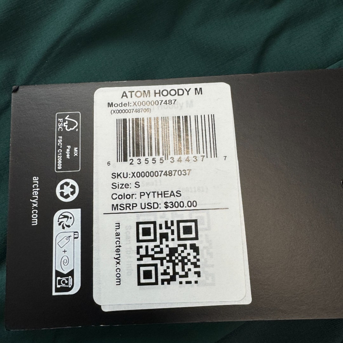 Arc'teryx Atom Hoody Men's (S)