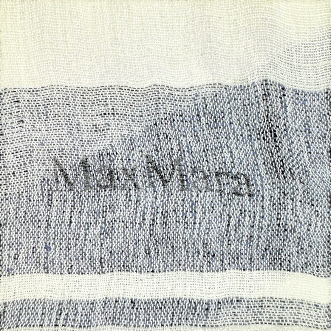 Max Mara ленен шал на райе 61x182