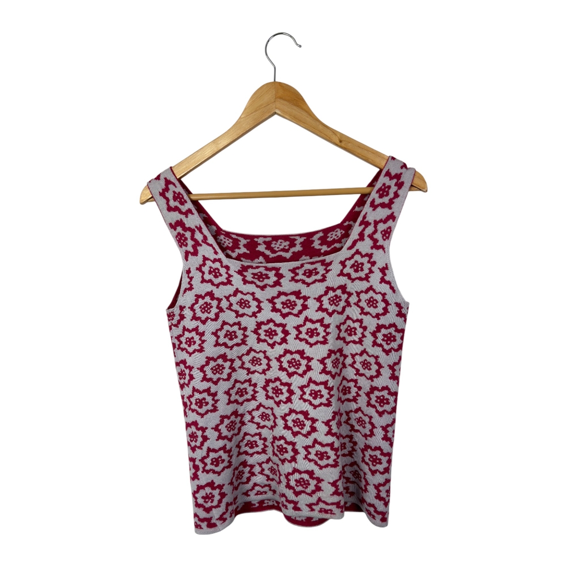 Oleana плетен потник вълна и коприна (L)