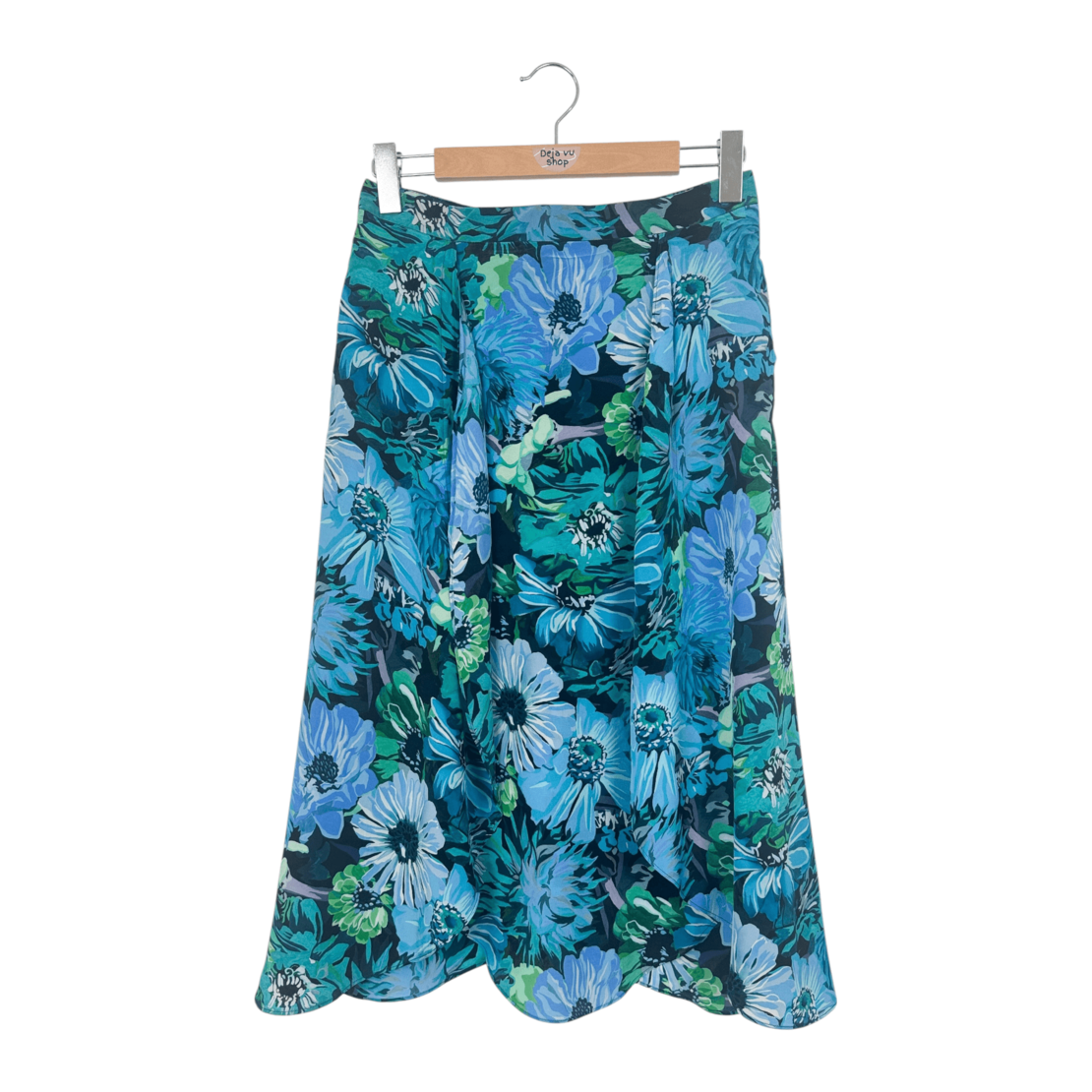 STELLA MCCARTNEY Floral-Print Silk Midi Skirt (IT40)