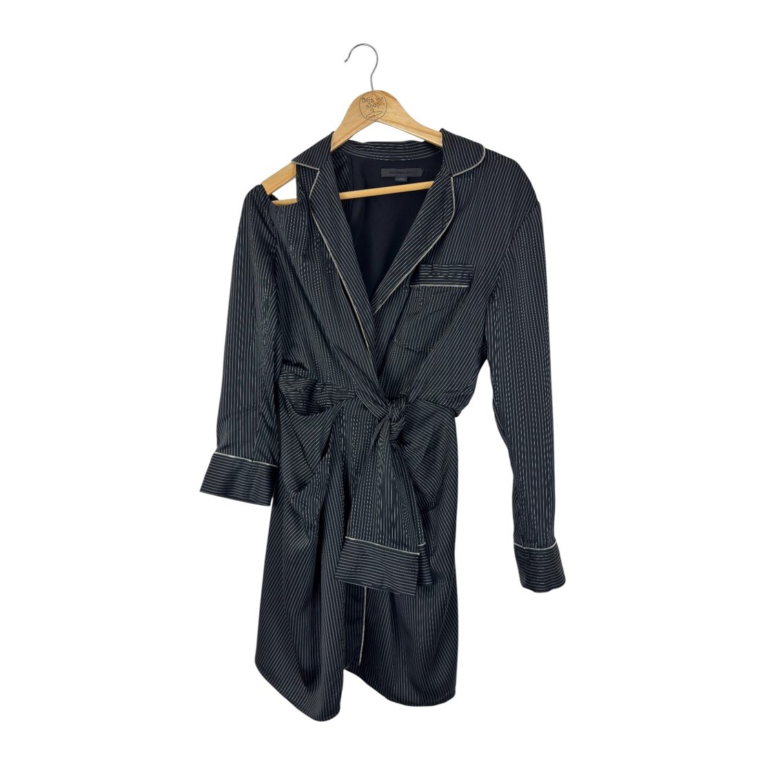 Alexander Wang Pajama Wrap Dress (0)