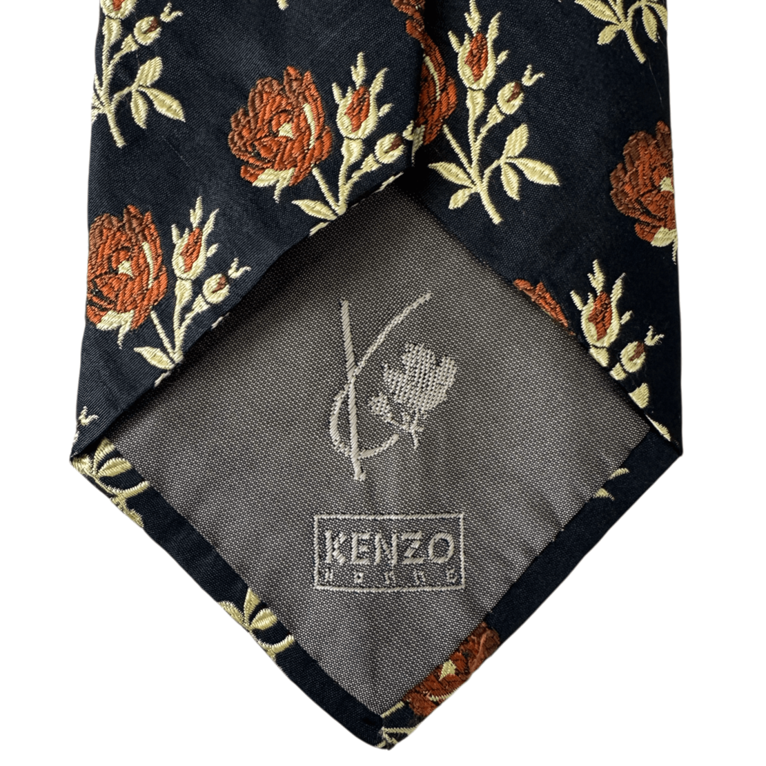 Vintage Kenzo Home копринена вратовръзка 59''
