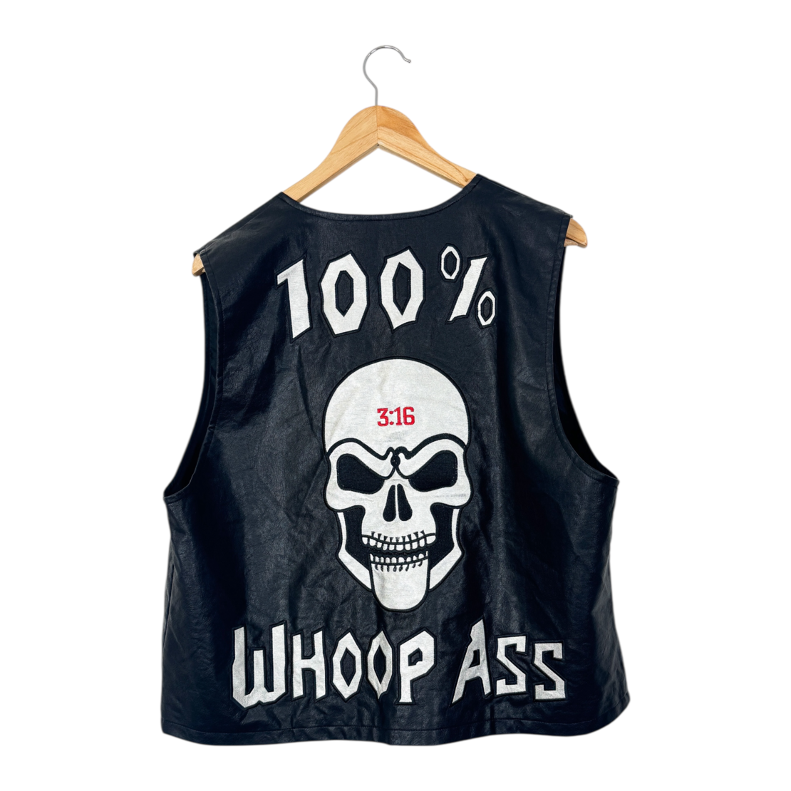 WWE Stone Cold Steve Austin кожен мото елек (L)