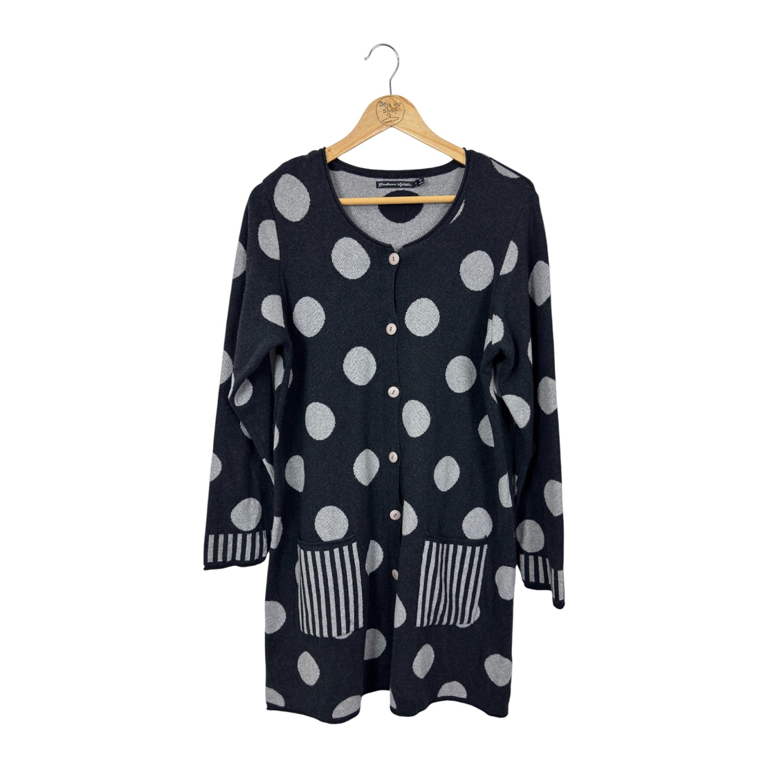 Gudrun Sjöden polka dot cardigan (M)