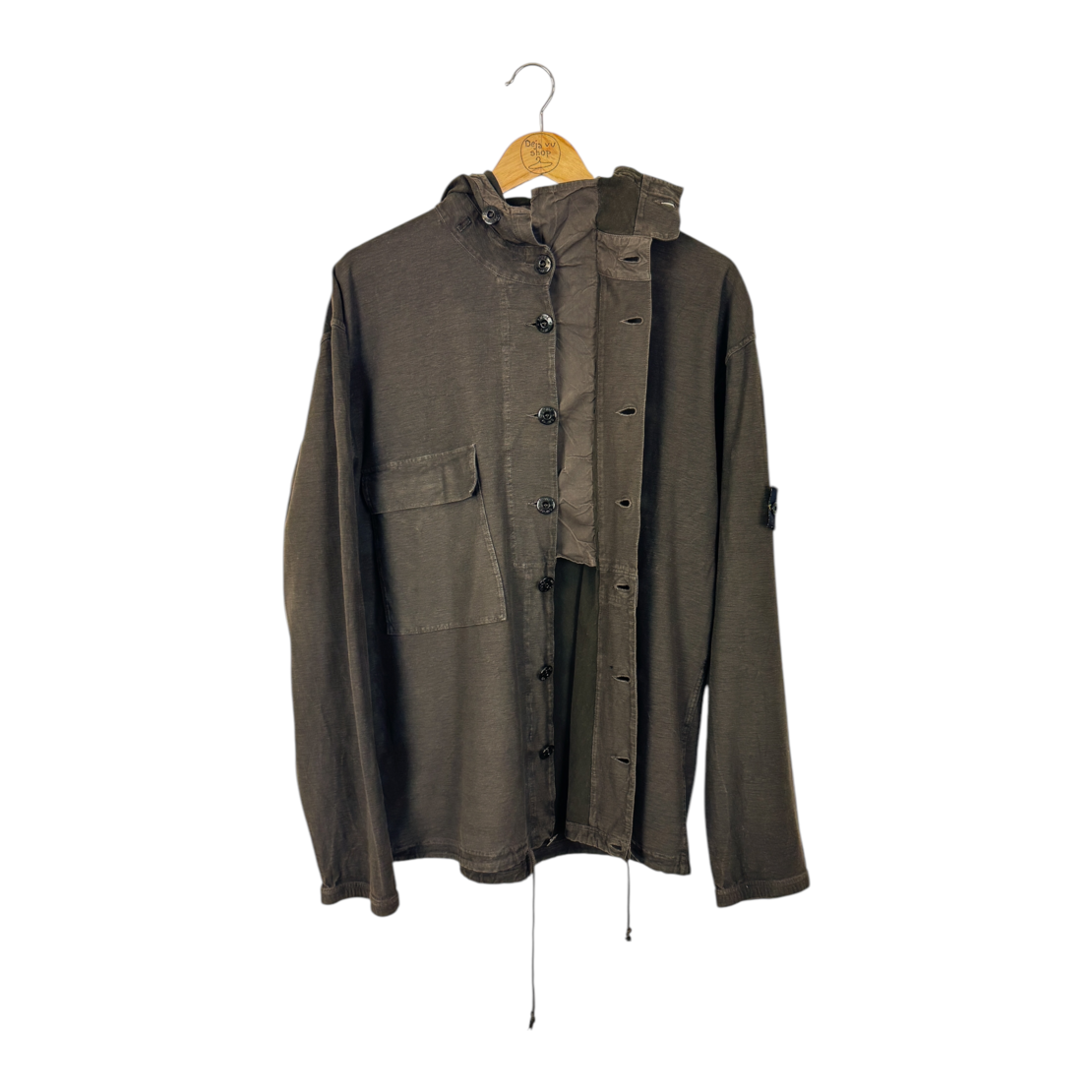 Stone Island Hooded Overshirt (XL)