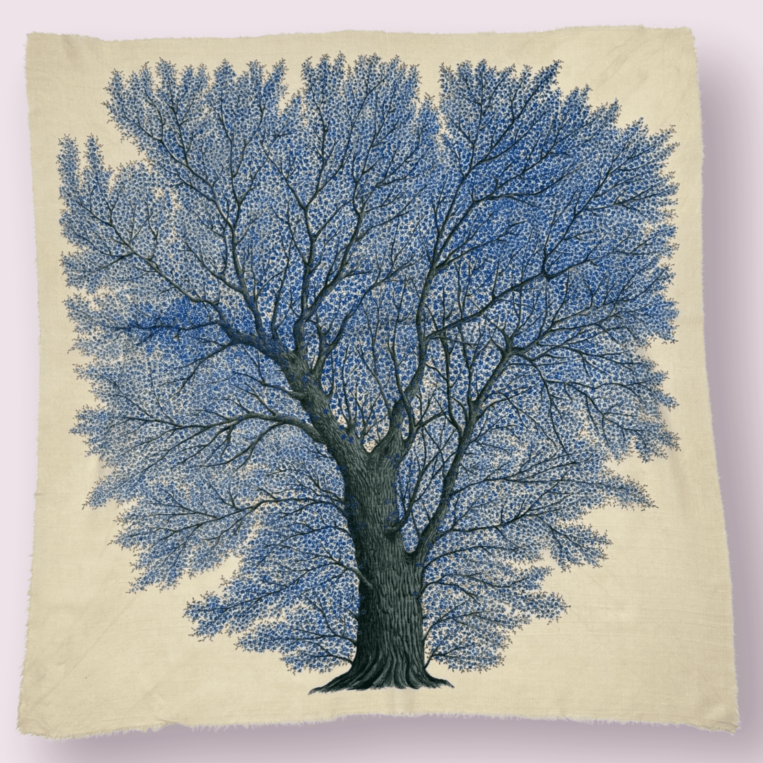 Unbranded Wool Blend Print Scarf 85x85